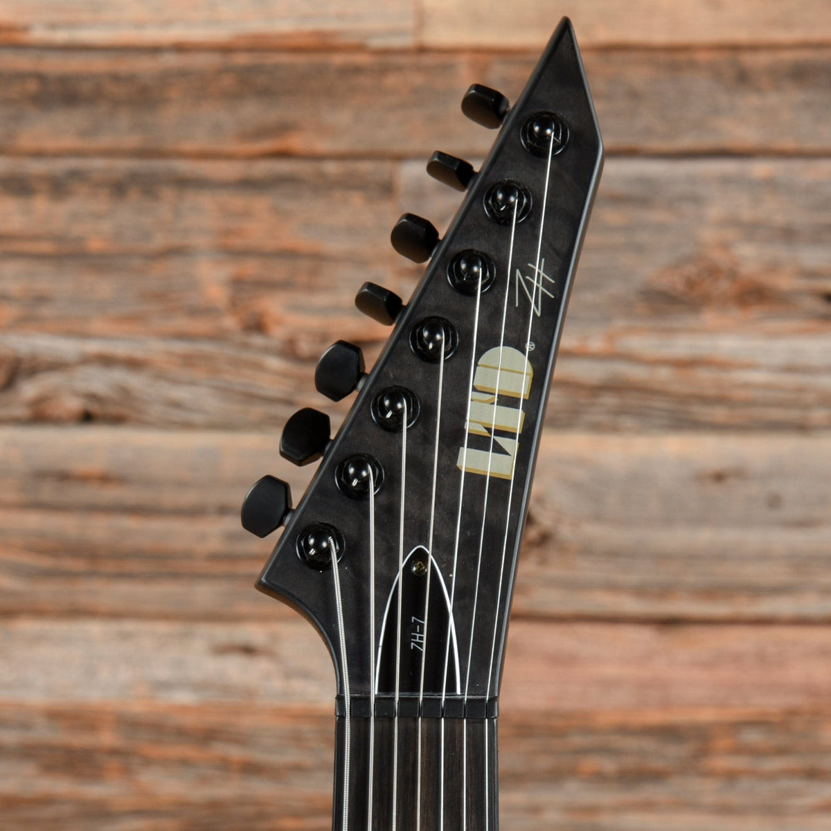 LTD ZH-7 Zach Householder Signature See Thru Black Satin 2013 - View 5 | MusicMarket