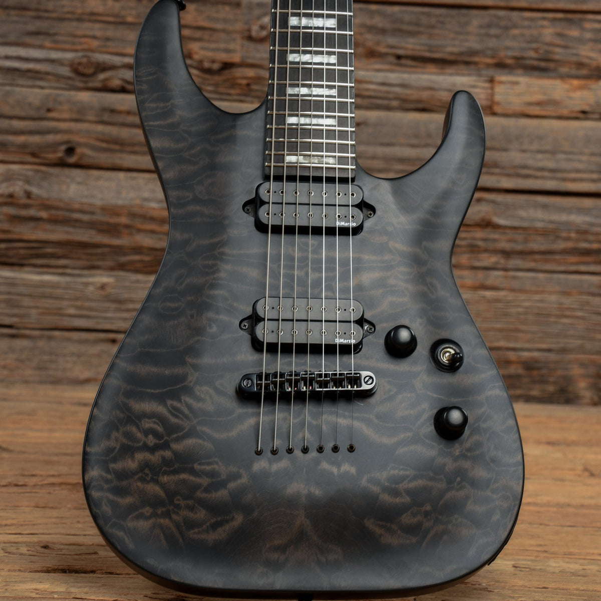 LTD ZH-7 Zach Householder Signature See Thru Black Satin 2013 - View 8 | MusicMarket