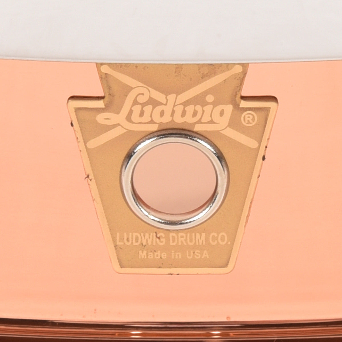 Ludwig 5x14 Copper Phonic Snare Drum w/Tube Lugs - View 2 | MusicMarket