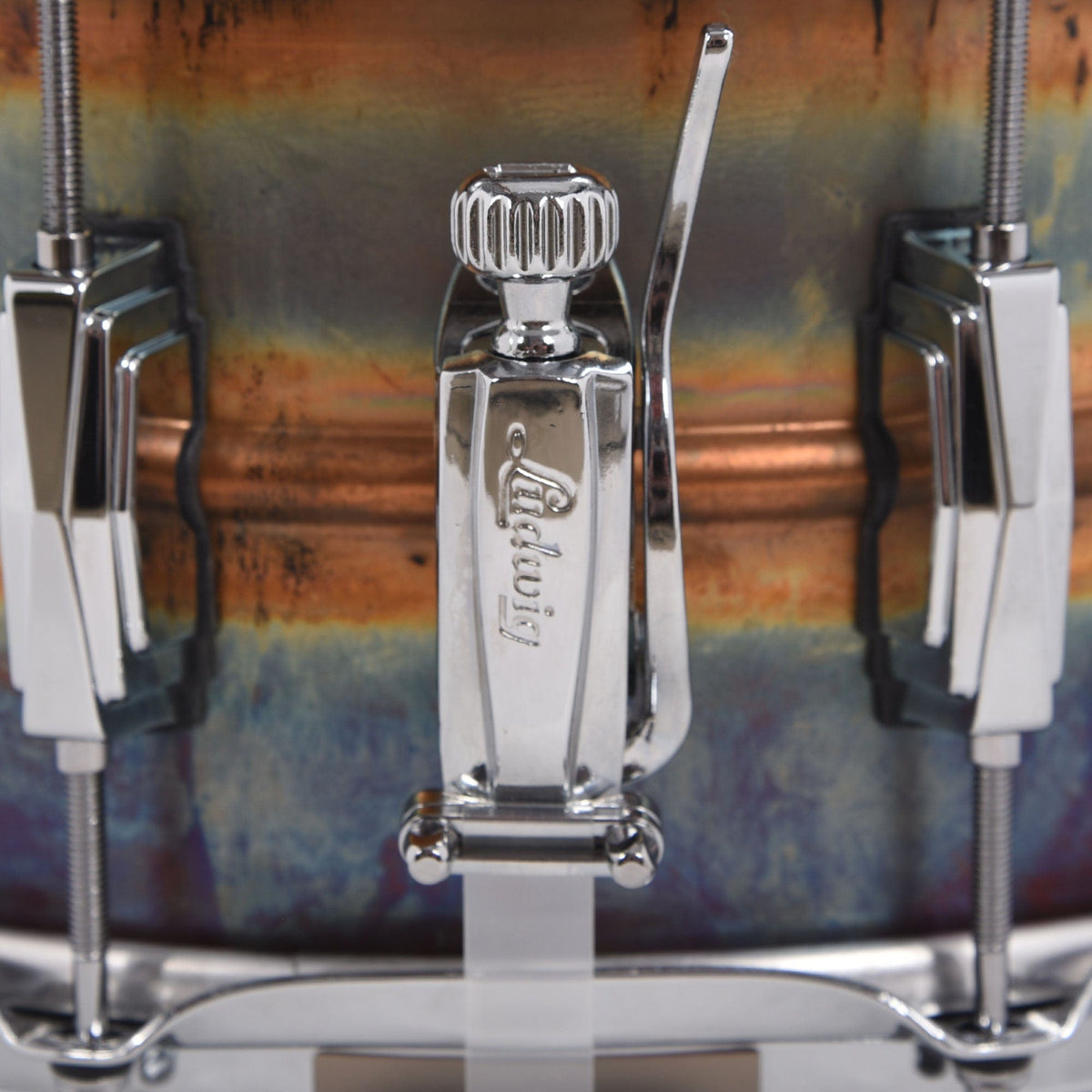 Ludwig 6.5x14 Raw Bronze Phonic Snare Drum - View 4 | MusicMarket