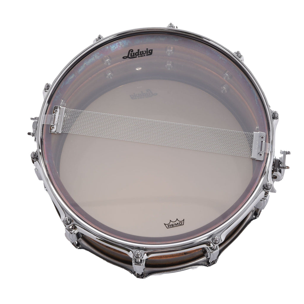 Ludwig 6.5x14 Raw Bronze Phonic Snare Drum - View 6 | MusicMarket