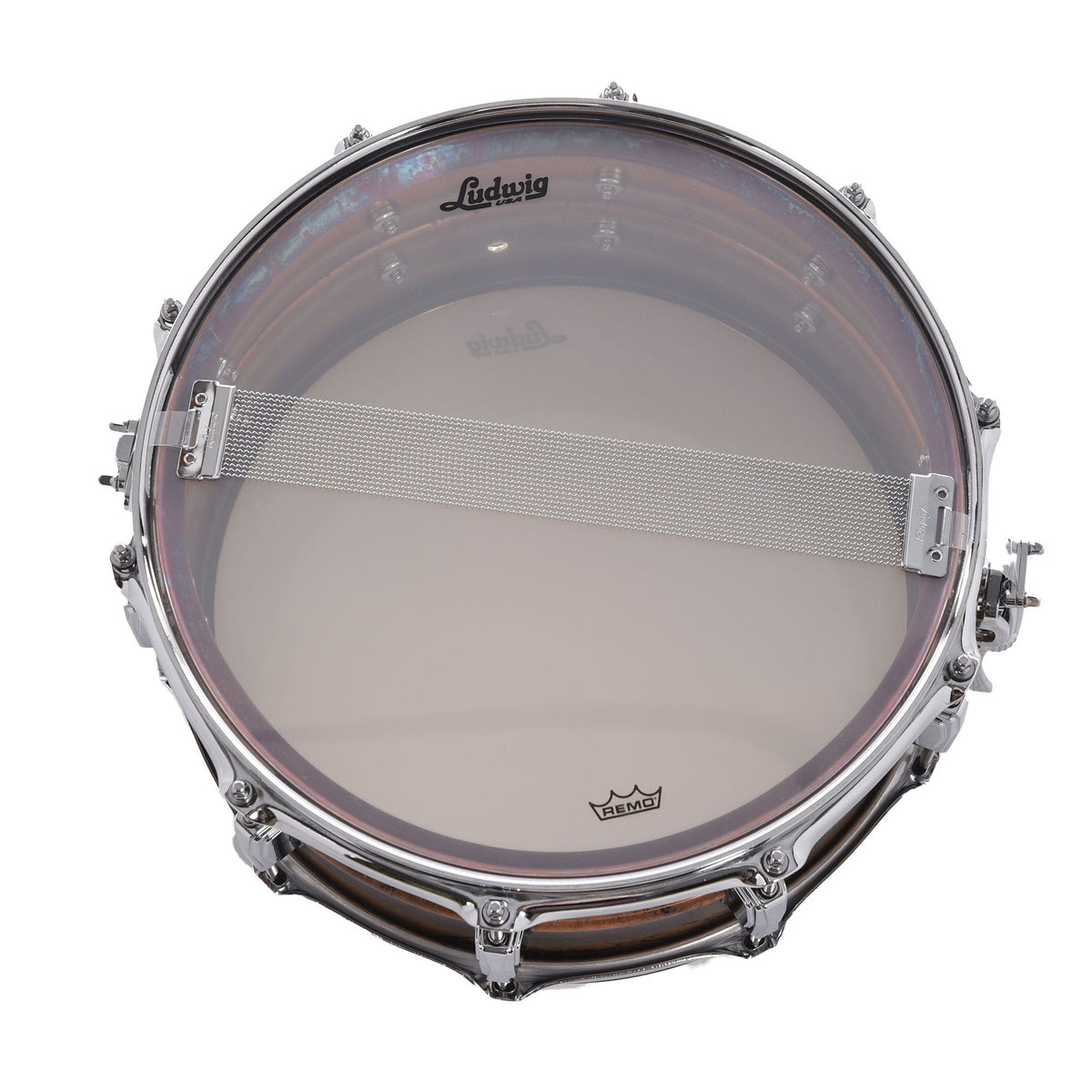 Ludwig 6.5x14 Raw Bronze Phonic Snare Drum - View 6 | MusicMarket