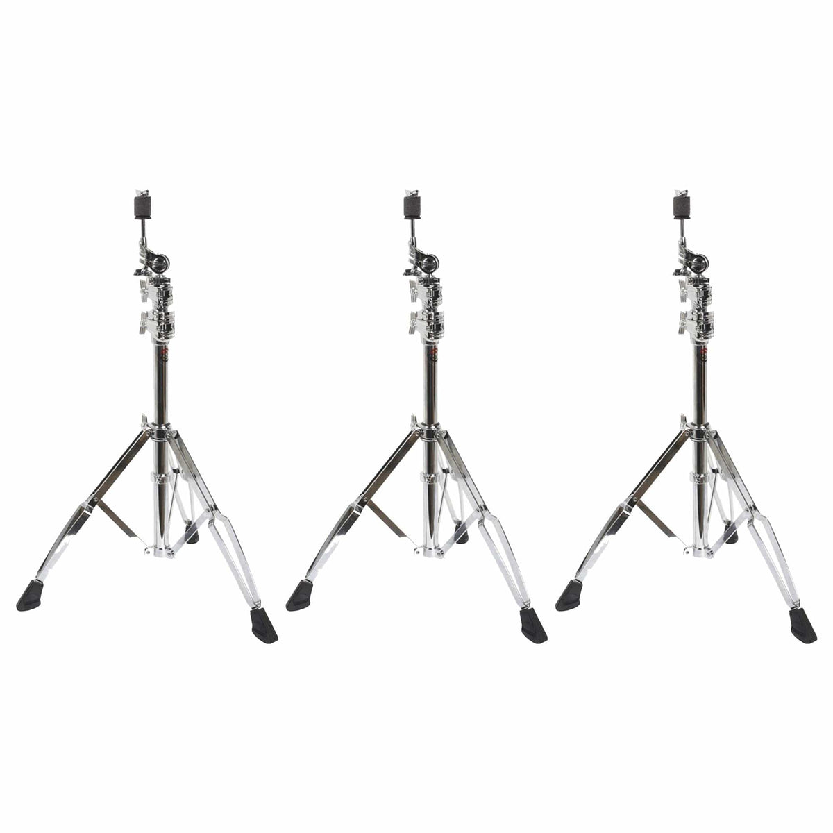 Ludwig Atlas Pro Straight Cymbal Stand (3 Pack Bundle) - MusicMarket