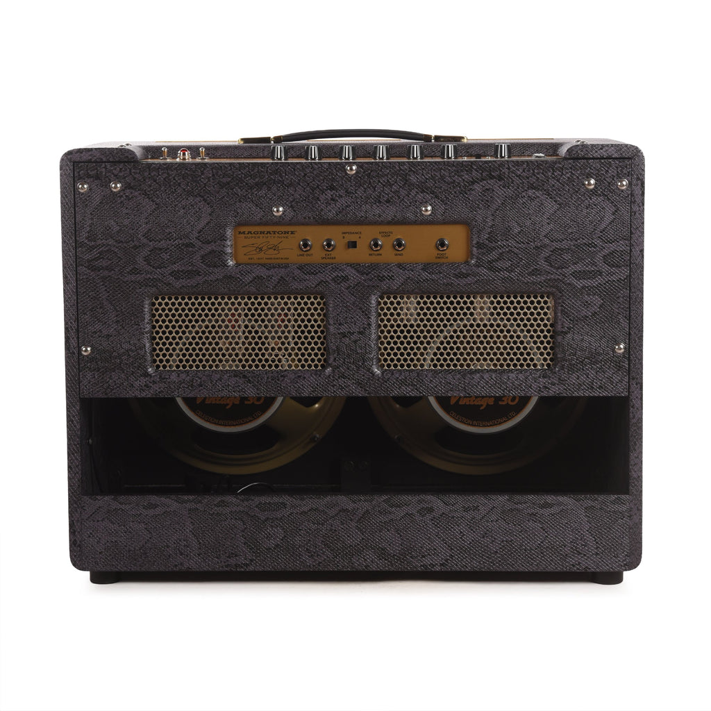 Magnatone Super Fifty-Nine M-80 45w 2x12 Combo Amp Slash Signature Purple Python - View 3 | MusicMarket