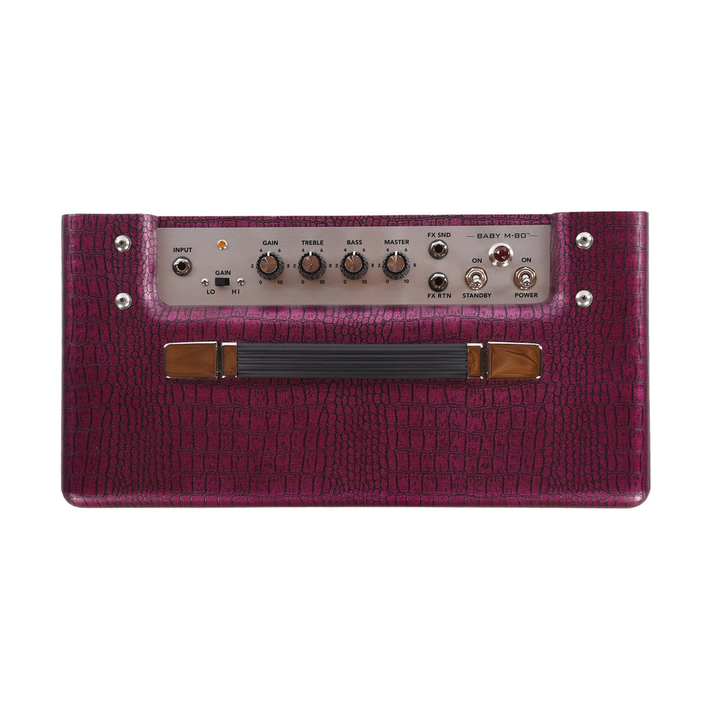 Magnatone BABY M80 12w 1x10" Combo Billy Gibbons Signature Chrome Grape - View 4 | MusicMarket