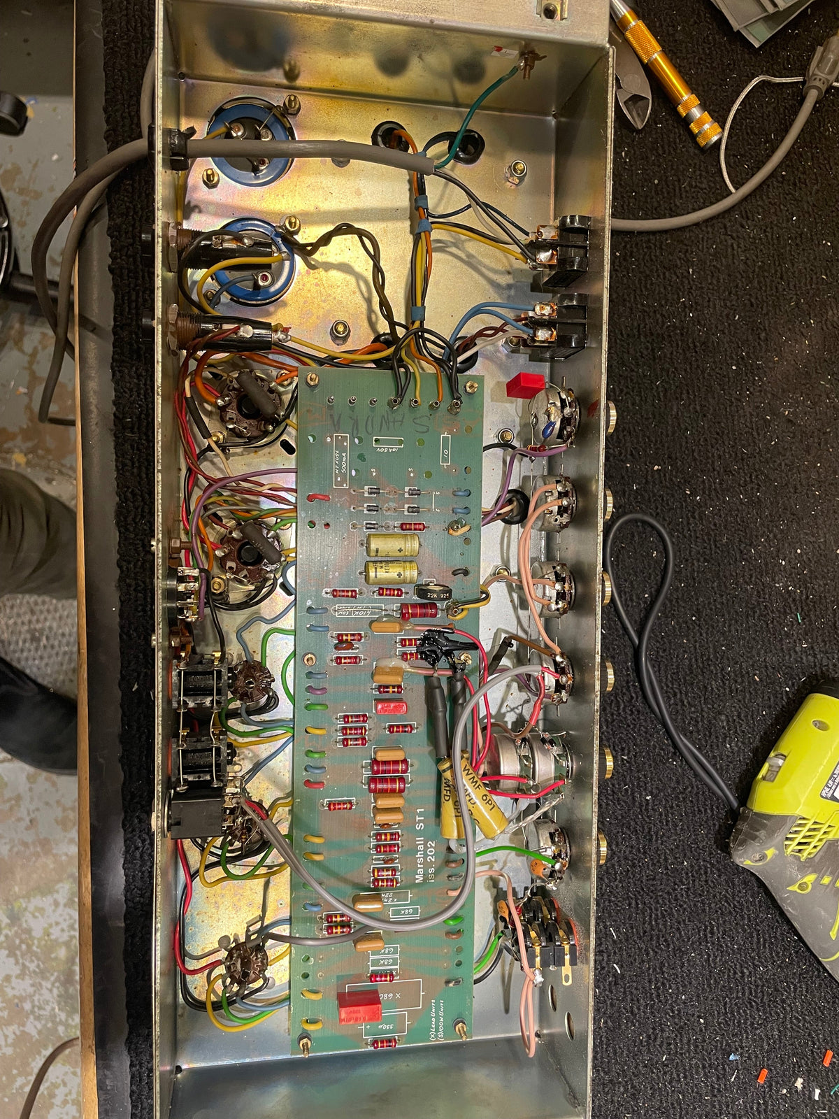 Marshall JMP Model 2204 Master Model Mk 2 50-Watt Guitar Amp Head 1980 - View 4 | MusicMarket