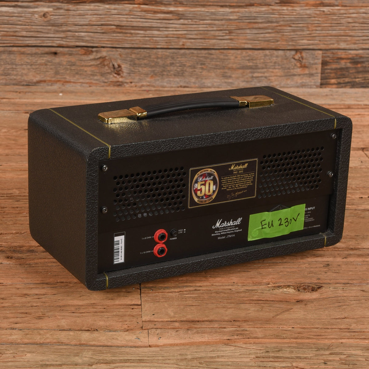 Marshall JTM1H 50th Anniversary Head 230V - View 2 | MusicMarket