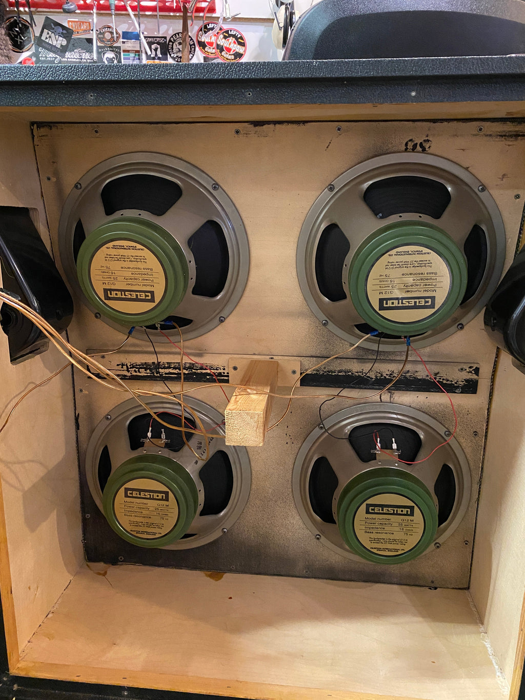 Marshall 1960TV Cabinet w/ 25 watt Celestions - Dave Amato of REO Speedwagon - View 3 | MusicMarket