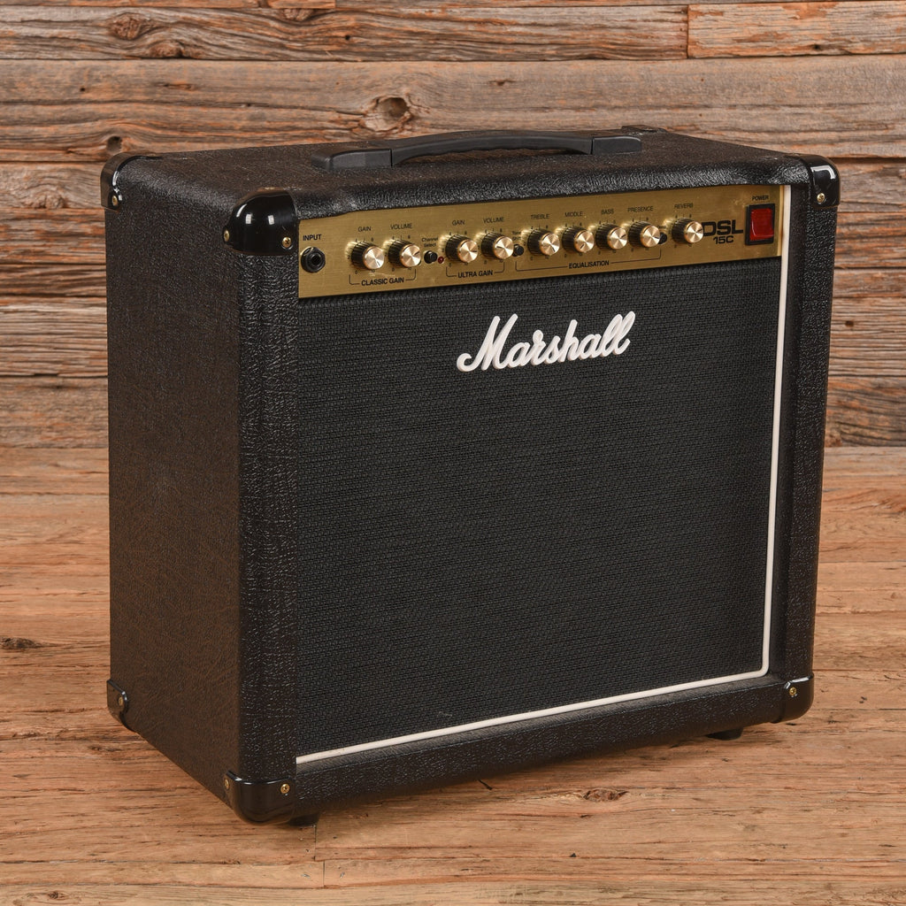Marshall DSL15C 2-Channel 15-Watt 1x12" Guitar Combo Amp - MusicMarket