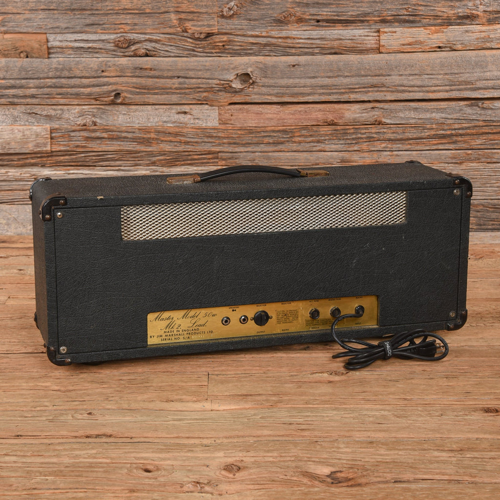 Marshall MP 2204 Master Model Mk2 Lead 50-Watt Guitar Amp Head 1977 - View 2 | MusicMarket