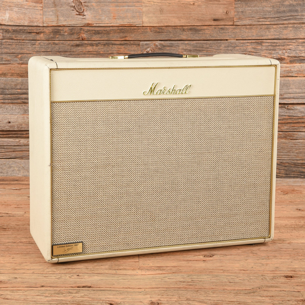 Marshall 1997 Limited Edition White Bluesbreaker Reissue 2x12" Combo - Dave Amato of REO Speedwagon - MusicMarket