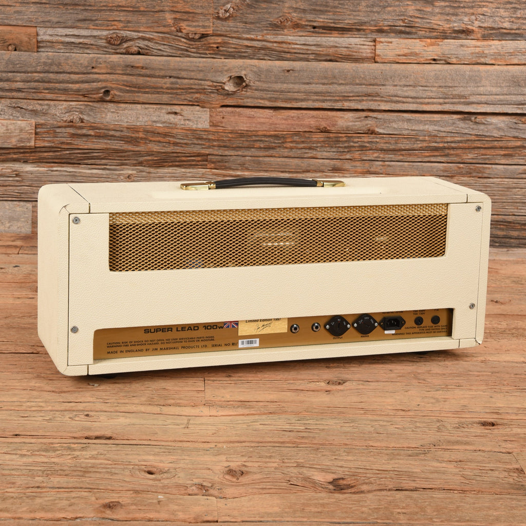 Marshall 1997 Limited Edition White 1959 Super Lead - Dave Amato of REO Speedwagon - View 2 | MusicMarket