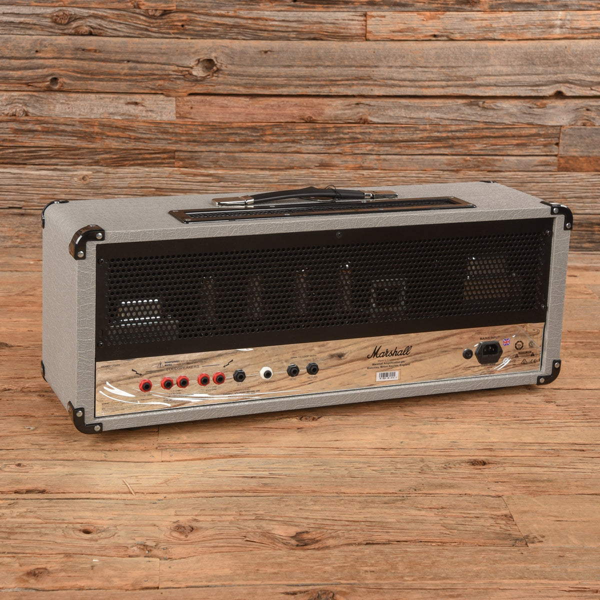 Marshall Silver Model 2555 50/100 watt head - Dave Amato of REO Speedwagon - View 2 | MusicMarket