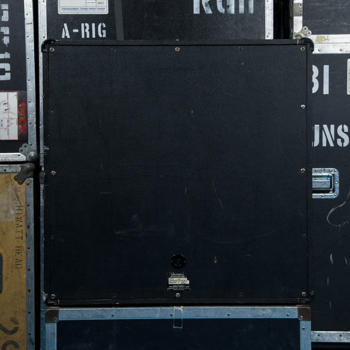 Marshall 4x12 Straight Checkerboard Cabinet 1978 - View 2 | MusicMarket