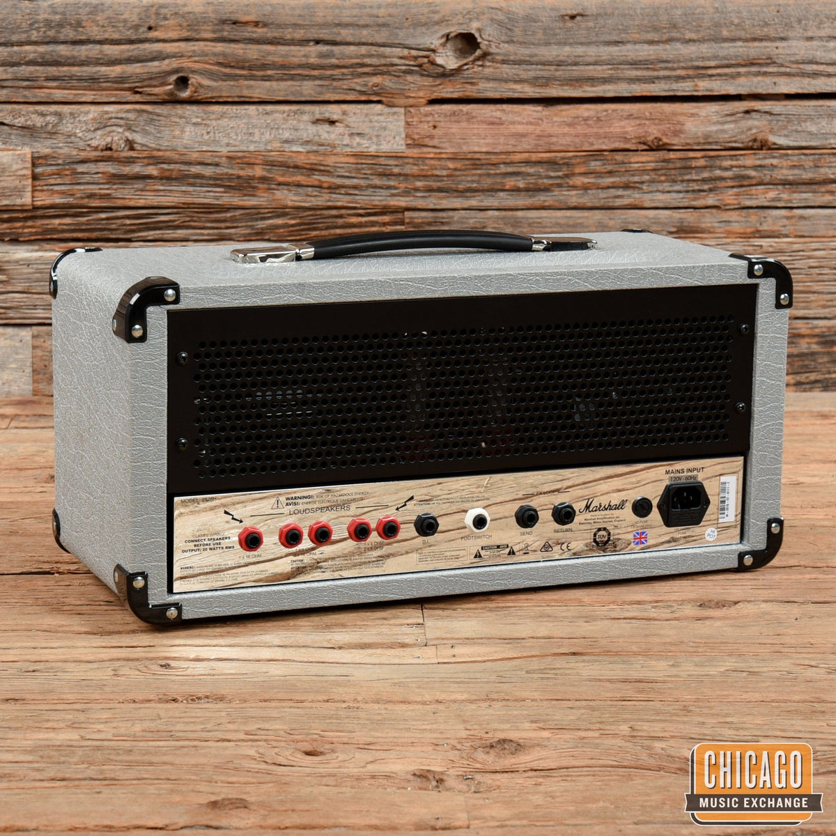 Marshall 5/20w Mini Silver Jubilee Reissue Tube Head - View 2 | MusicMarket