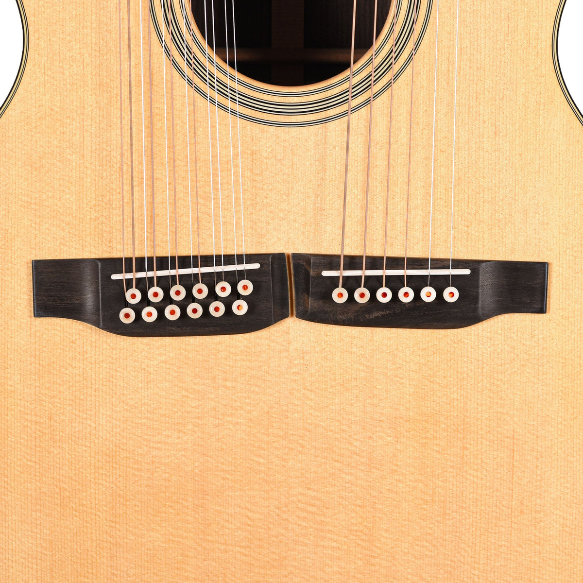 Martin Standard Series Grand J-28E Doubleneck Spruce/East Indian Rosewood Natural - View 10 | MusicMarket