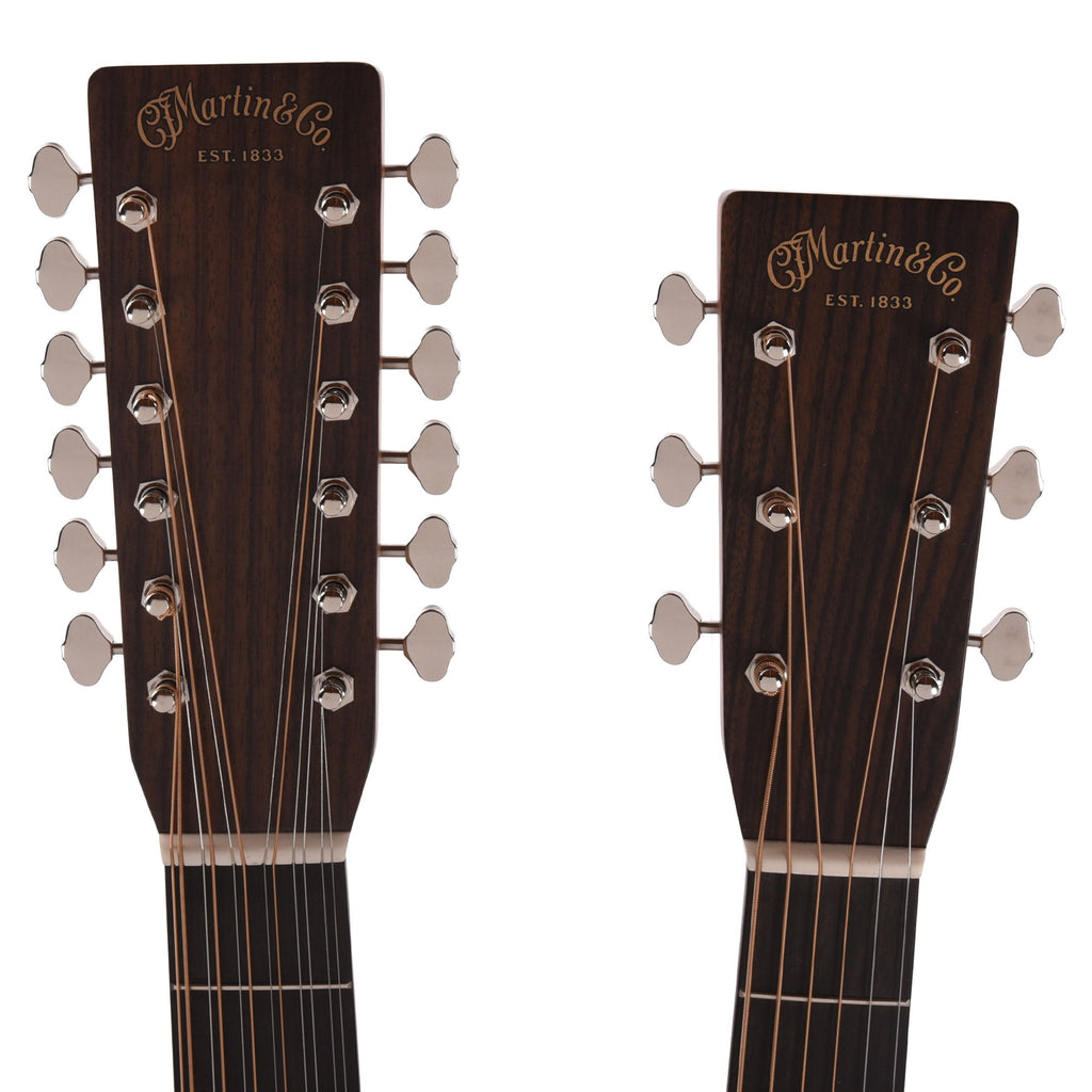 Martin Standard Series Grand J-28E Doubleneck Spruce/East Indian Rosewood Natural - View 7 | MusicMarket