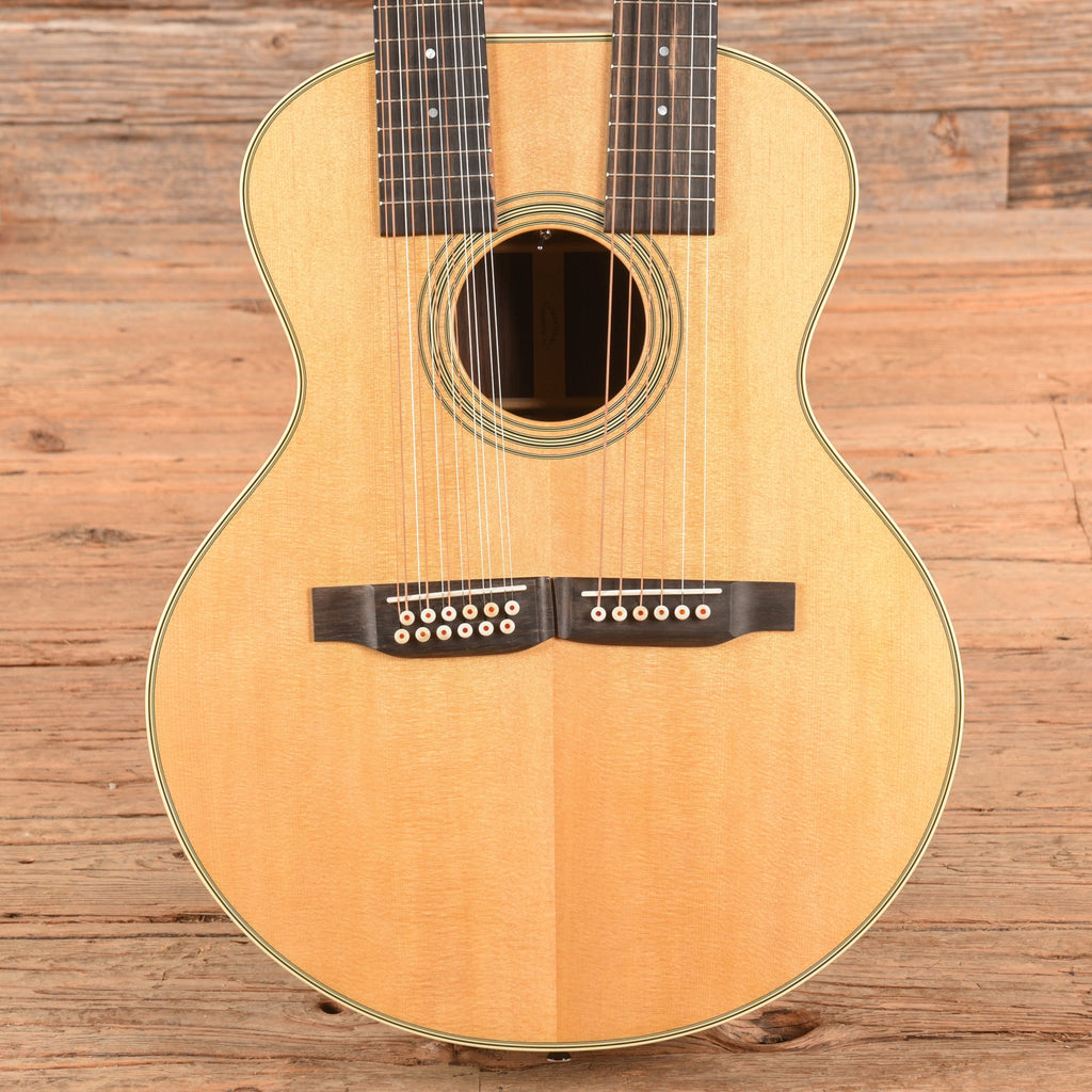 Martin Standard Series Grand J-28E Doubleneck Spruce/East Indian Rosewood Natural - MusicMarket