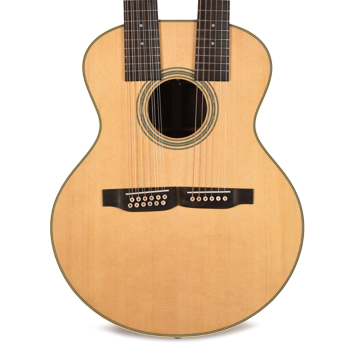 Martin Standard Series Grand J-28E Doubleneck Spruce/East Indian Rosewood Natural - View 2 | MusicMarket