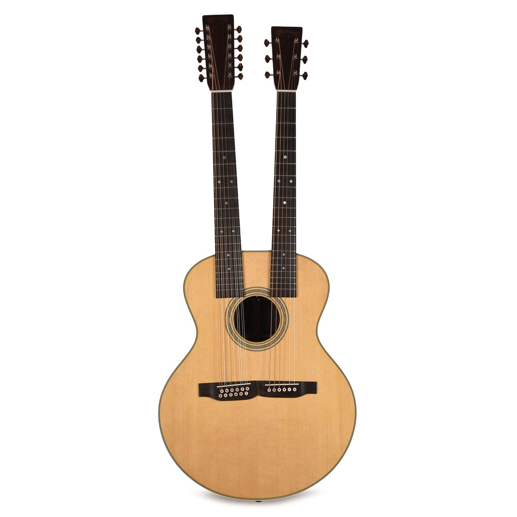 Martin Standard Series Grand J-28E Doubleneck Spruce/East Indian Rosewood Natural - View 5 | MusicMarket