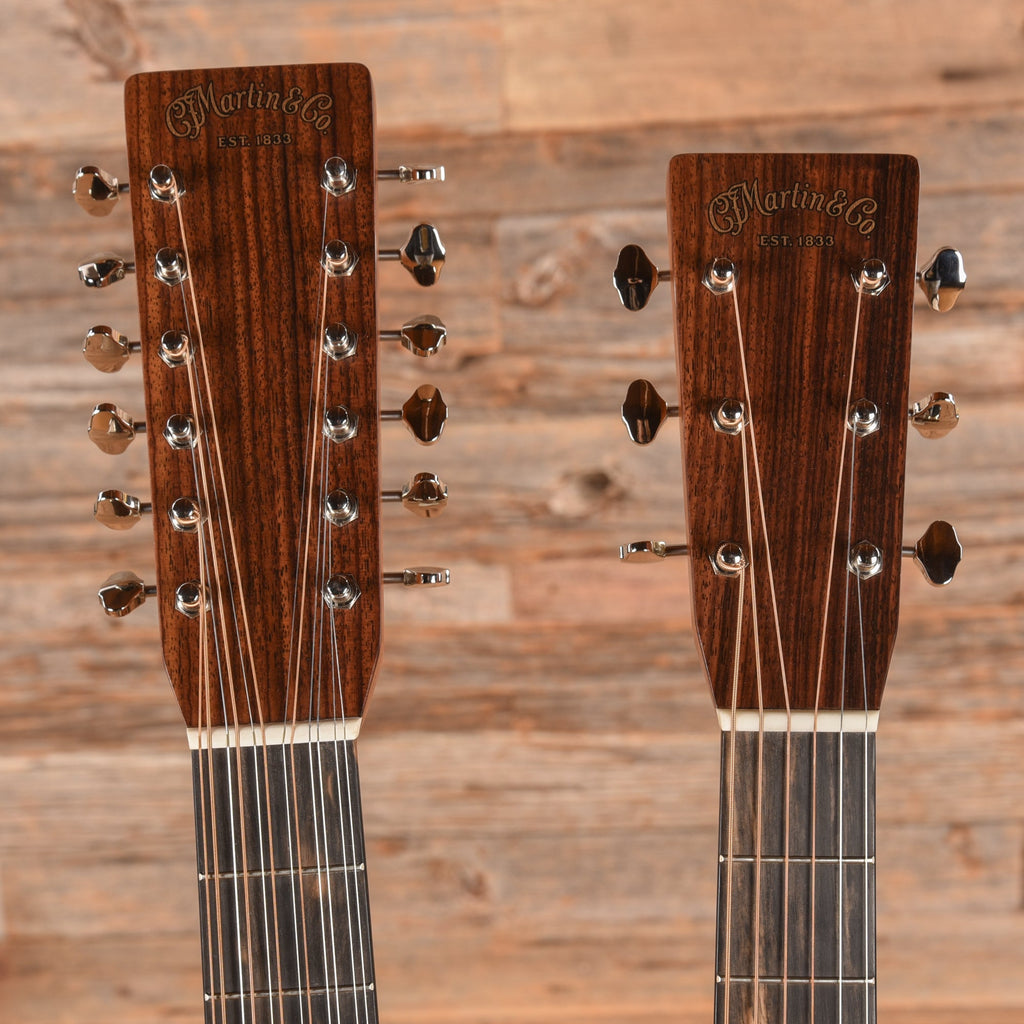 Martin Standard Series Grand J-28E Doubleneck Spruce/East Indian Rosewood Natural - View 6 | MusicMarket
