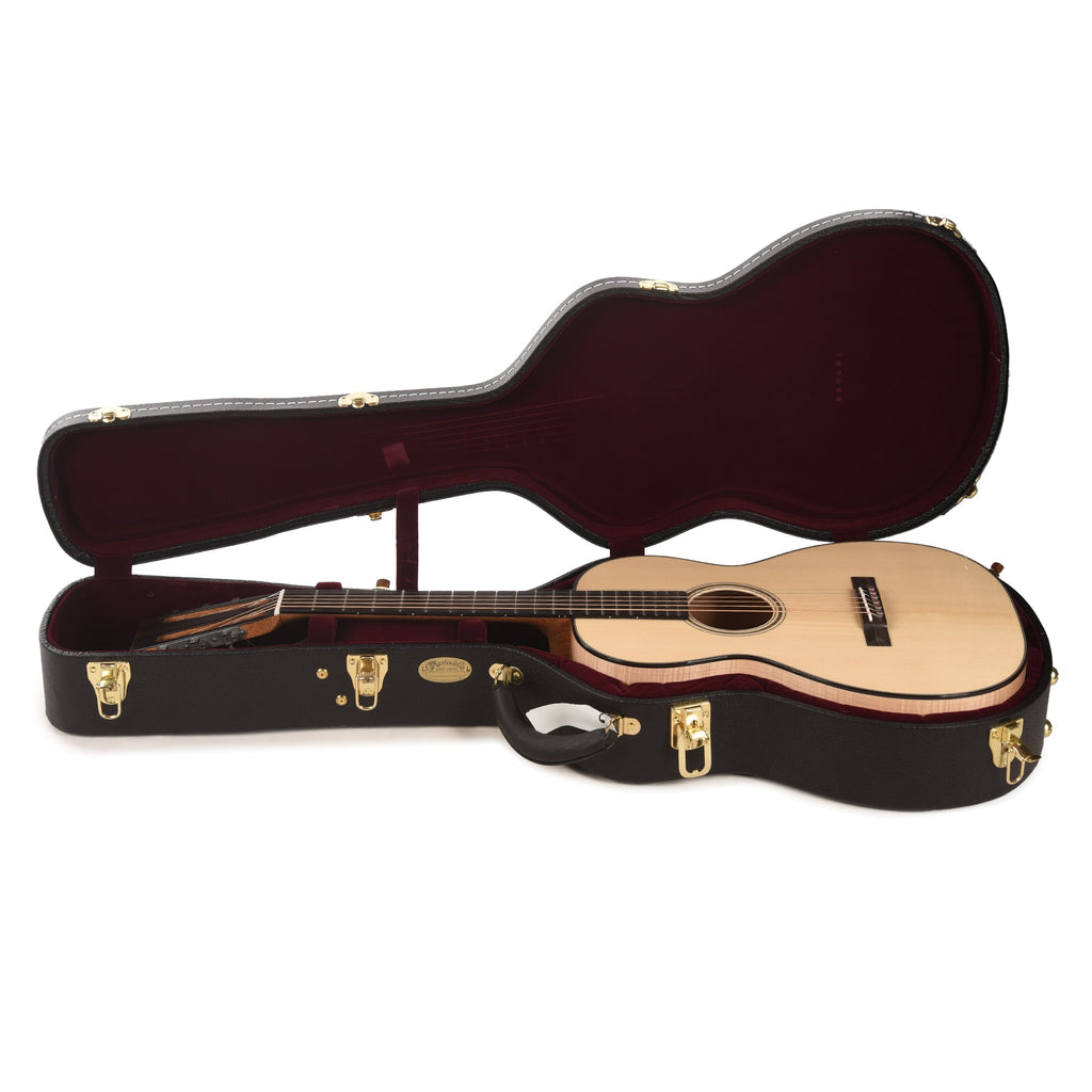 Martin Custom Shop 0-18 Style Concert Italian Alpine Spruce/Pacific Big Leaf Flamed Maple Natural - View 9 | MusicMarket