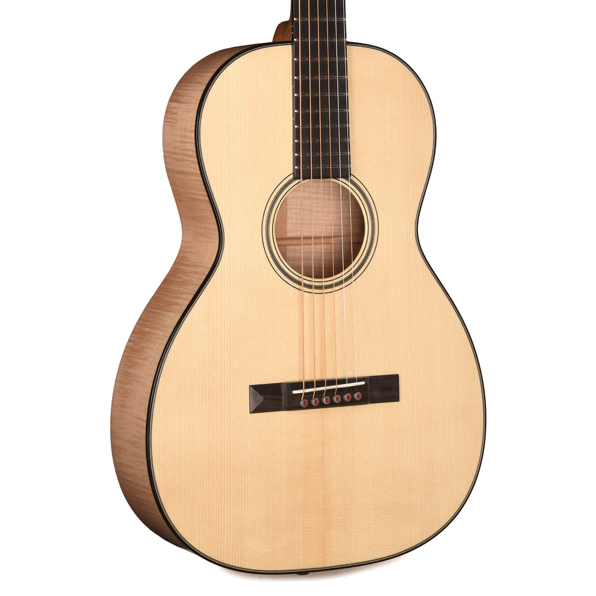 Martin Custom Shop 0-18 Style Concert Italian Alpine Spruce/Pacific Big Leaf Flamed Maple Natural - MusicMarket
