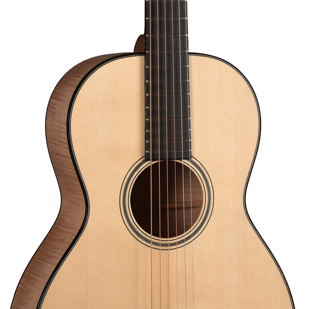 Martin Custom Shop 0-18 Style Concert Italian Alpine Spruce/Pacific Big Leaf Flamed Maple Natural - View 10 |