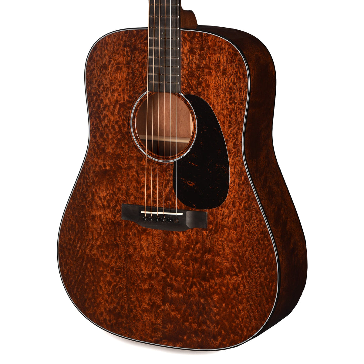Martin Custom Shop D-18 Style Dreadnought All Quilted Pommele Sapele Natural - View 3 | MusicMarket