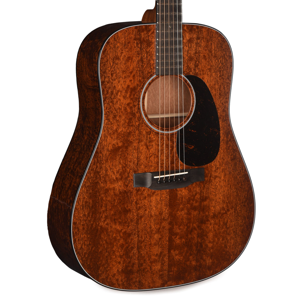 Martin Custom Shop D-18 Style Dreadnought All Quilted Pommele Sapele Natural - MusicMarket