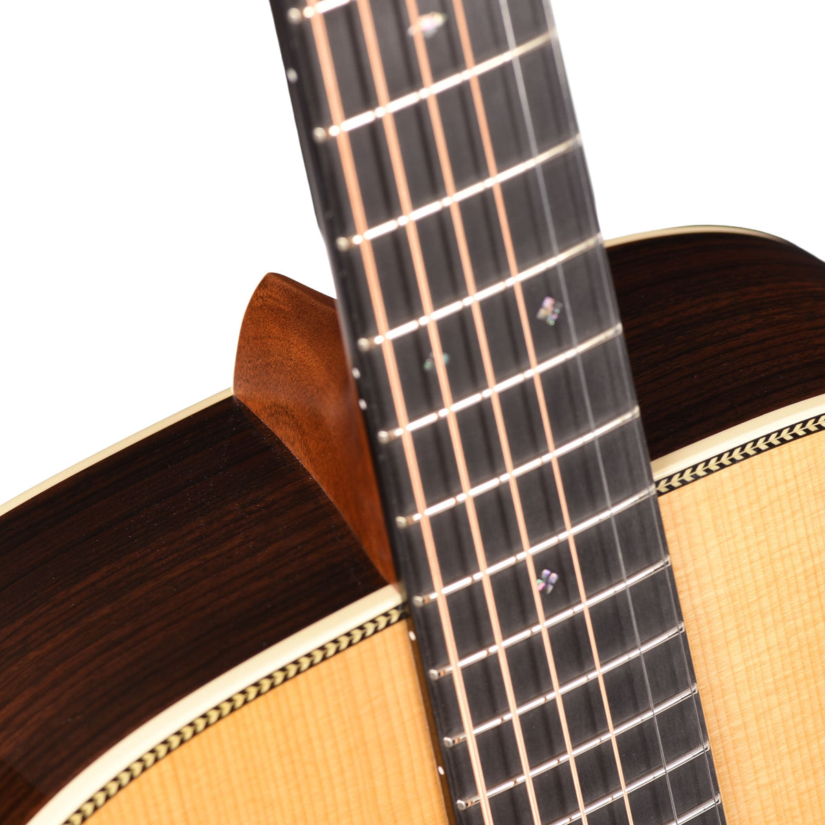 Martin Custom Shop D-28 Style Dreadnought Adirondack Spruce VTS/Wild Grain East Indian Rosewood Natural - View 11