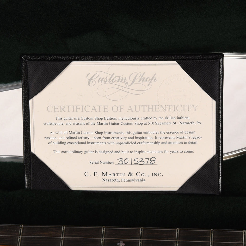 Martin Custom Shop D-28 Style Dreadnought Adirondack Spruce/Wild Grain East Indian Rosewood 1933 Ambertone - View