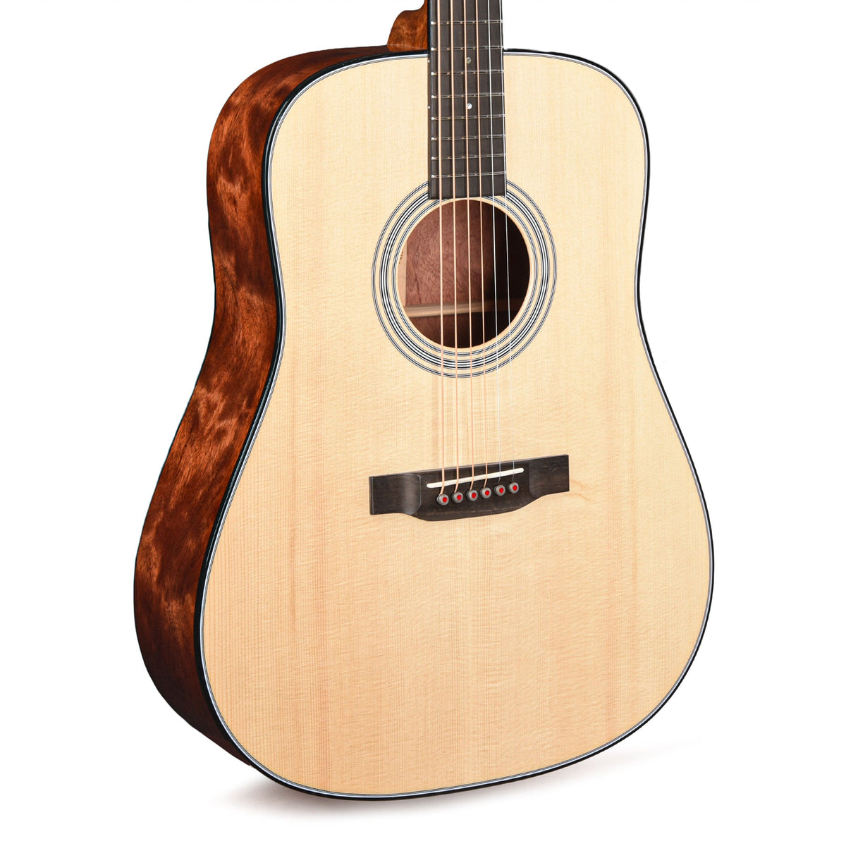 Martin Custom Shop D-28 Style Dreadnought High Altitude Swiss Spruce/Quilted Bubinga Natural - MusicMarket