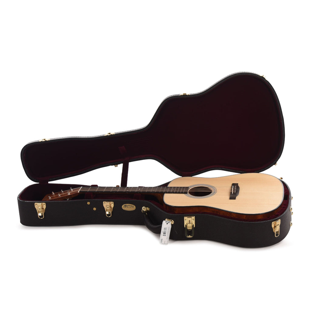 Martin Custom Shop D-28 Style Dreadnought High Altitude Swiss Spruce/Quilted Bubinga Natural - View 9 | MusicMarket