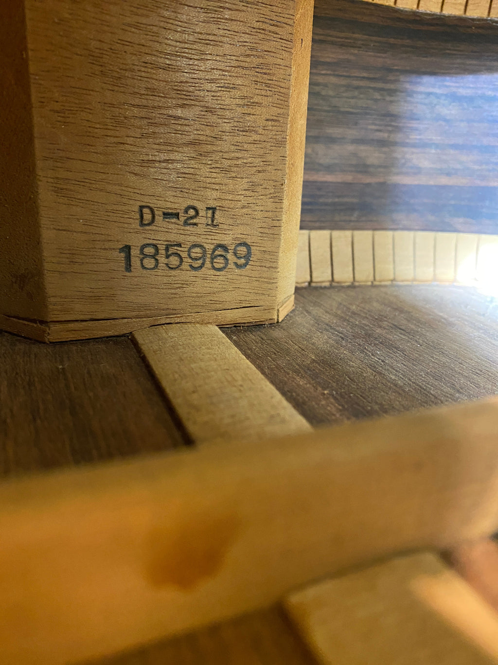Martin D-21 Natural 1962 - View 14 | MusicMarket