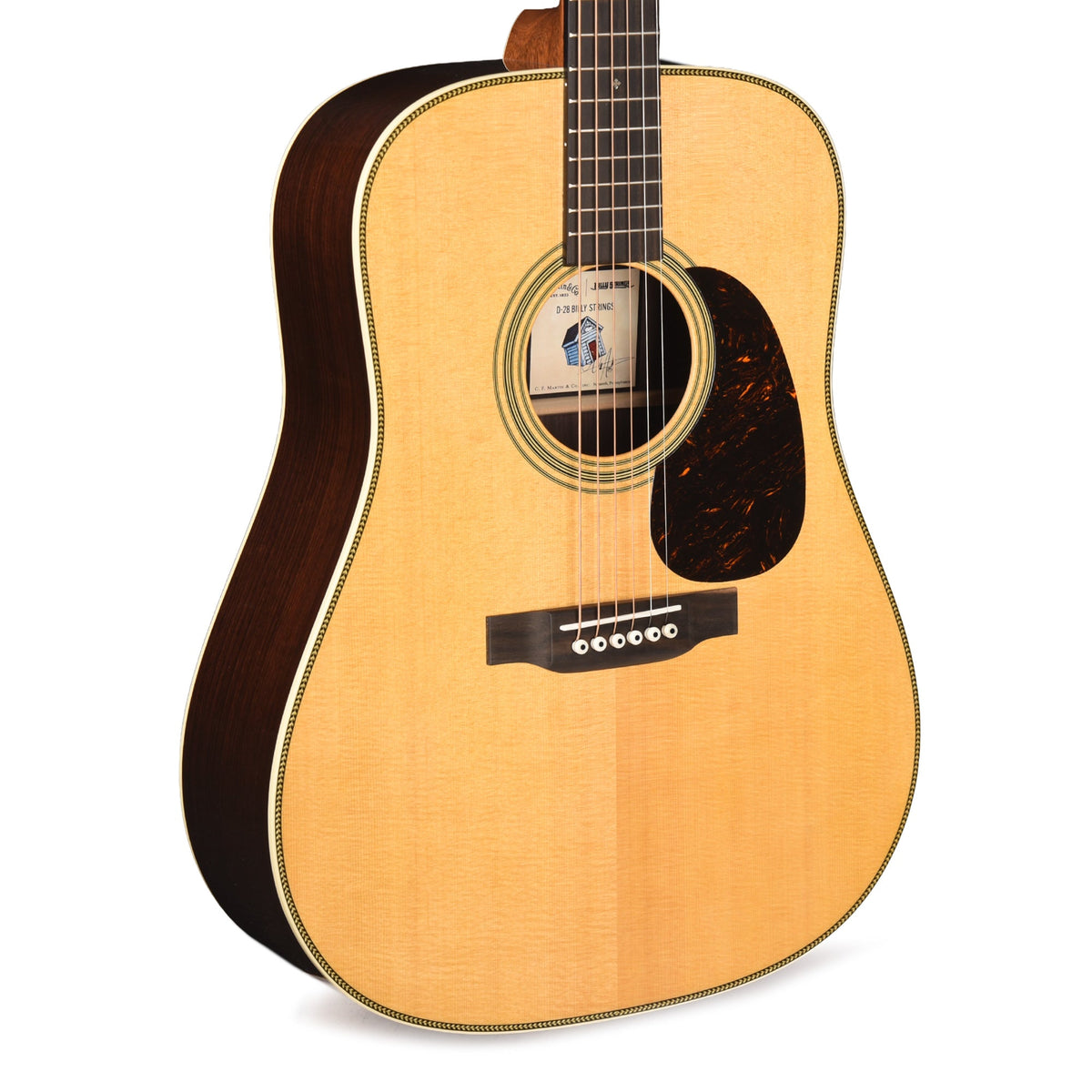 Martin D-28 Billy Strings Spruce/East Indian Rosewood Antique Toner Natural - MusicMarket
