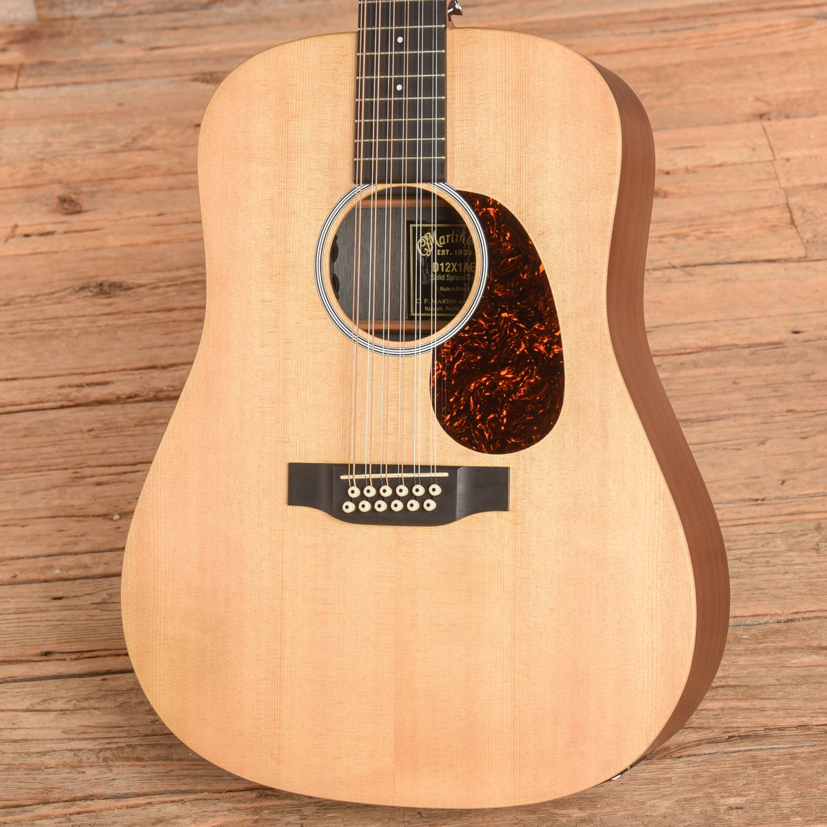 Martin D12X1AE Natural 2016 - View 2 | MusicMarket