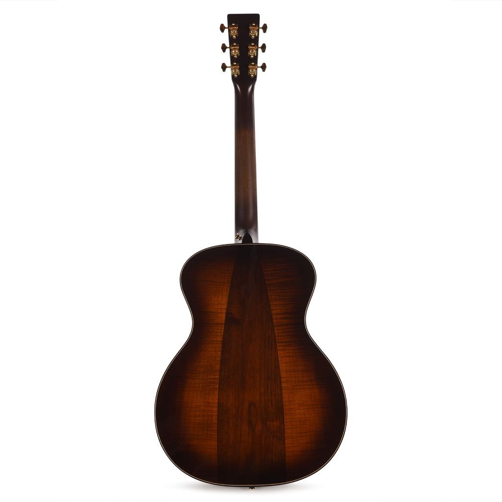 Martin Certified Wood Series GPE Inception Maple Cutaway European Spruce/Flamed Maple Amber Fade Sunburst - View 5