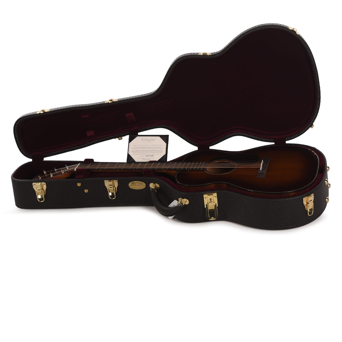Martin Custom Shop 00-18 Style Grand Concert Sitka Spruce VTS/Quilted Pommele Sapele Ambertone 1933 - View 9 |
