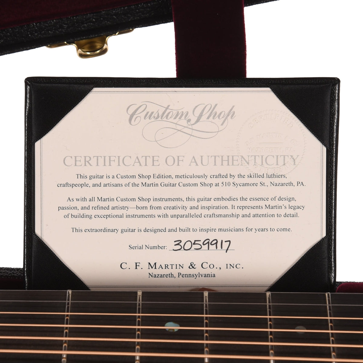 Martin Custom Shop 18-Style 12-Fret Dreadnought VTS Adirondack Spruce/Mahogany Natural Aging Toner - View 9 |