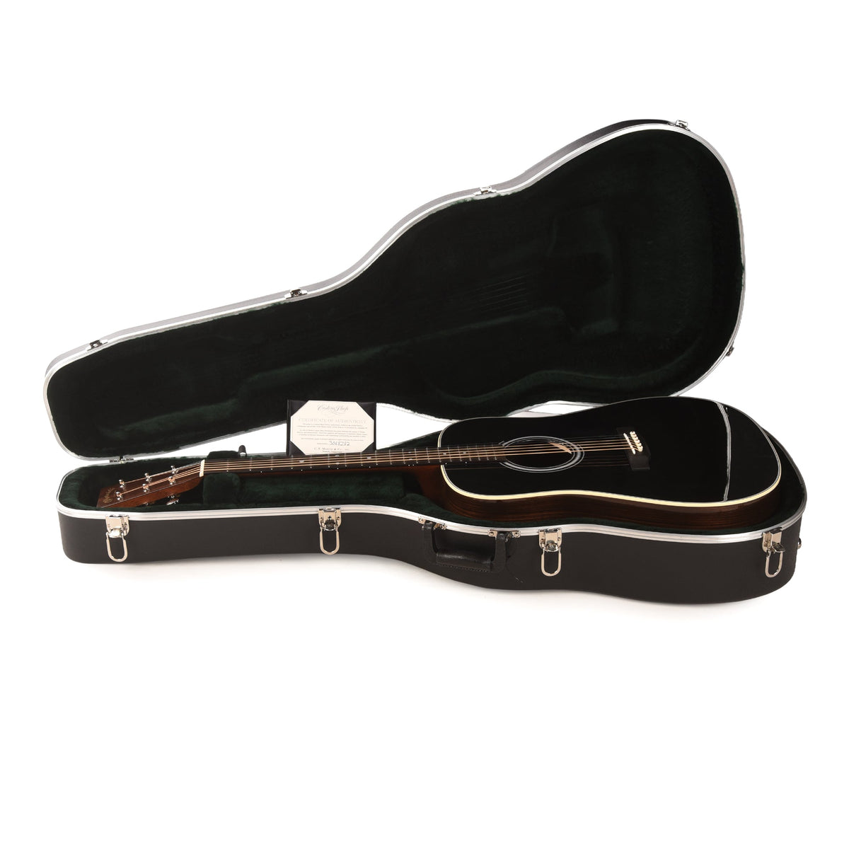 Martin Custom Shop 28-Style Dreadnought VTS Sitka Spruce/East Indian Rosewood Black Top - View 8 | MusicMarket