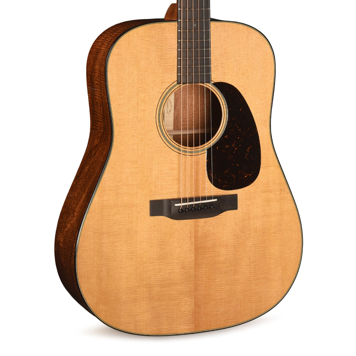 Martin Custom Shop D-18 Style Dreadnought Sitka Spruce VTS/Flamed Mahogany Natural - MusicMarket
