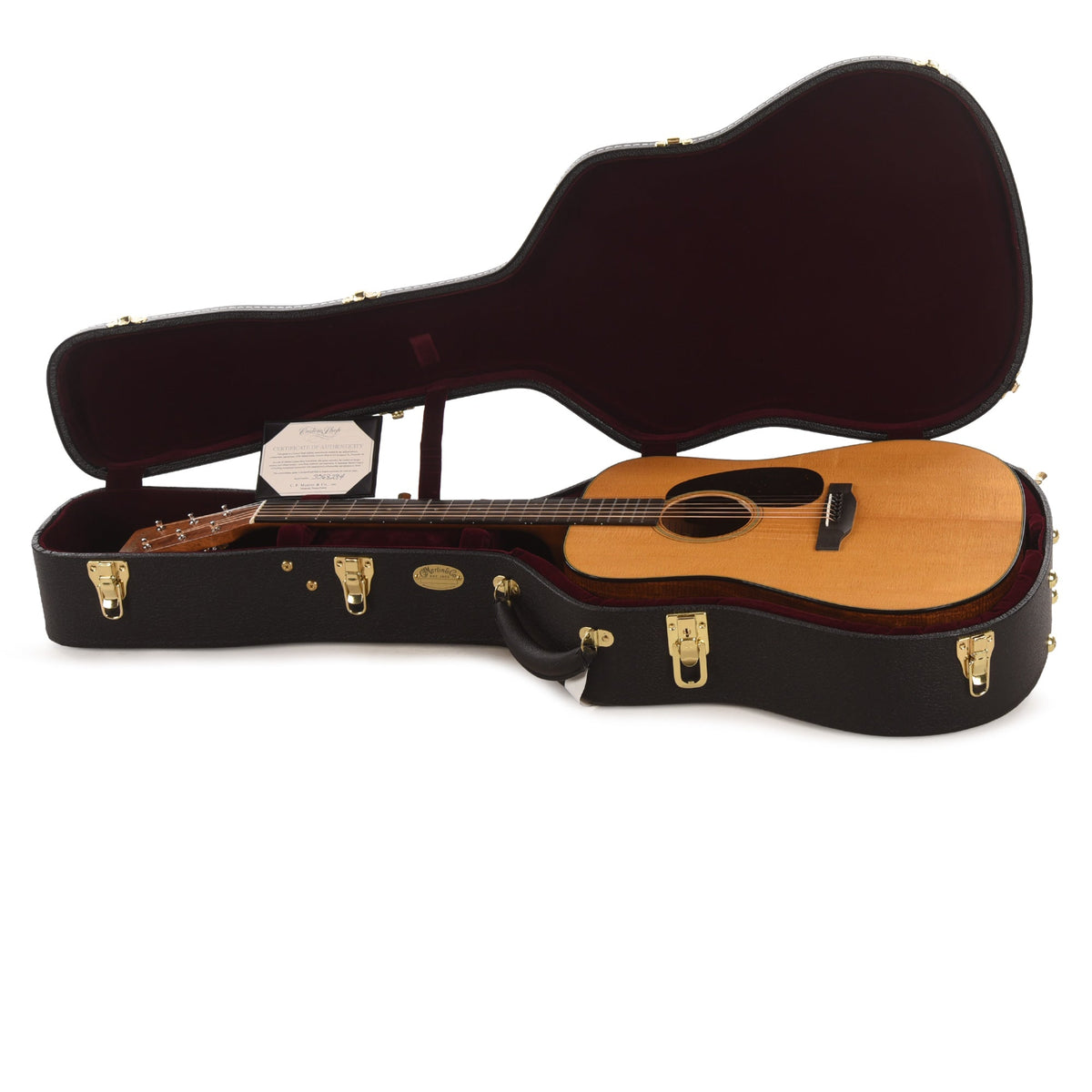 Martin Custom Shop D-18 Style Dreadnought Sitka Spruce VTS/Flamed Mahogany Natural - View 9 | MusicMarket