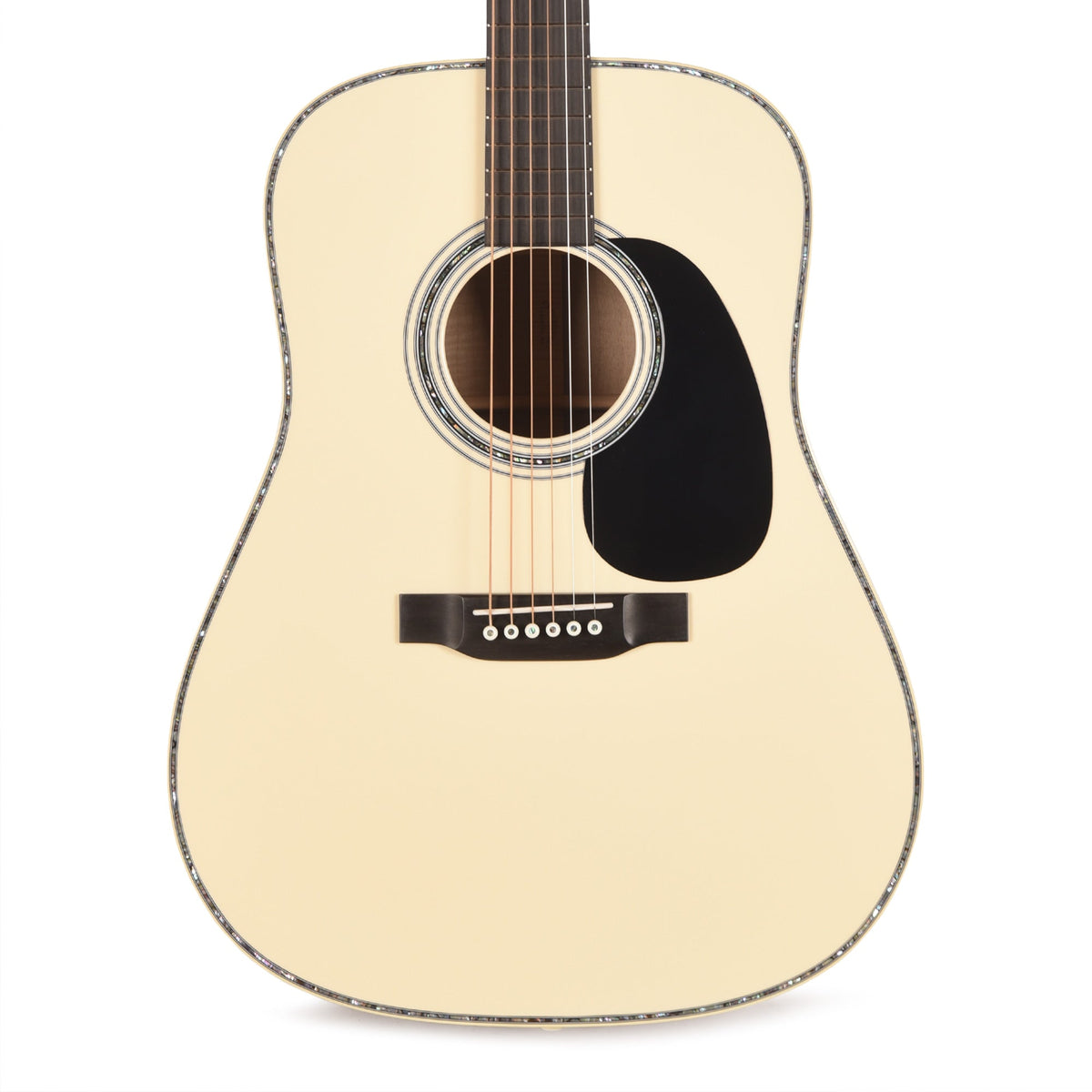 Martin Custom Shop HD-28 Style Dreadnought Adirondack Spruce VTS/Flamed Myrtlewood Antique White Top - View 2 |