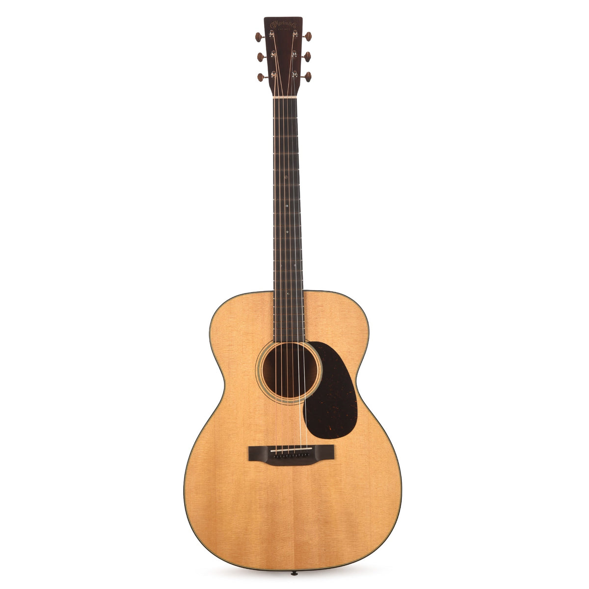 Martin Custom Shop OM-18 Style Auditorium Sitka Spruce VTS/Flamed Mahogany Natural - View 5 | MusicMarket