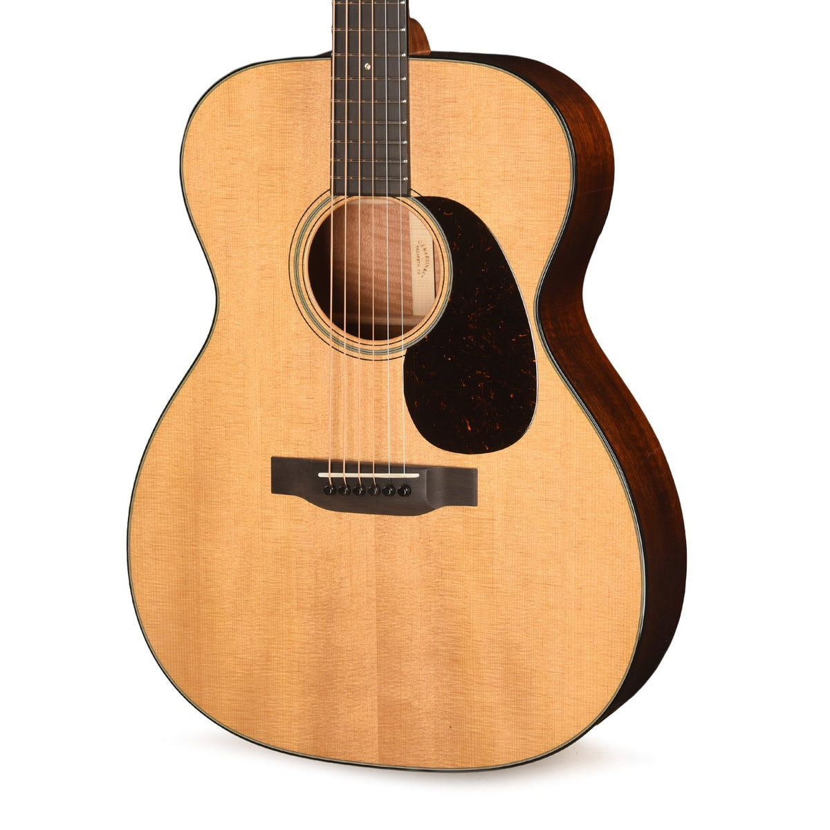 Martin Custom Shop OM-18 Style Auditorium Sitka Spruce VTS/Flamed Mahogany Natural - View 3 | MusicMarket