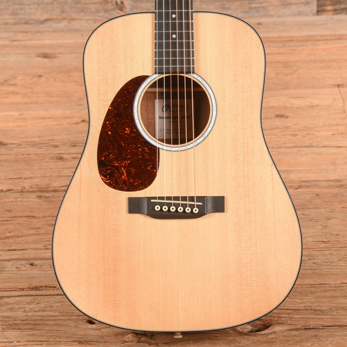 Martin DJR-10 Dreadnought Junior Natural 2022 LEFTY - MusicMarket