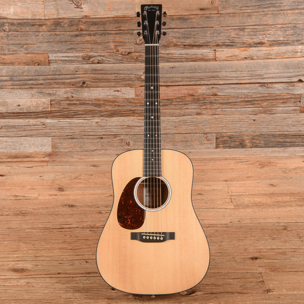 Martin DJR-10 Dreadnought Junior Natural 2022 LEFTY - View 4 | MusicMarket