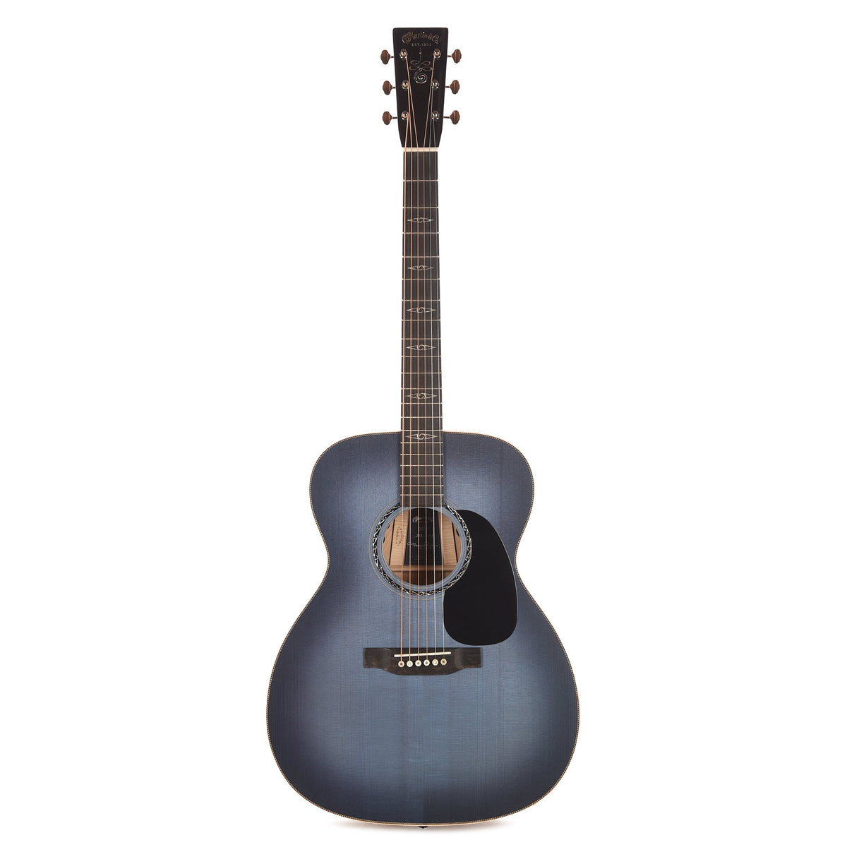 Martin Limited Edition CEO-11 European Spruce/White Oak New Horizons Blue Burst - View 5 | MusicMarket