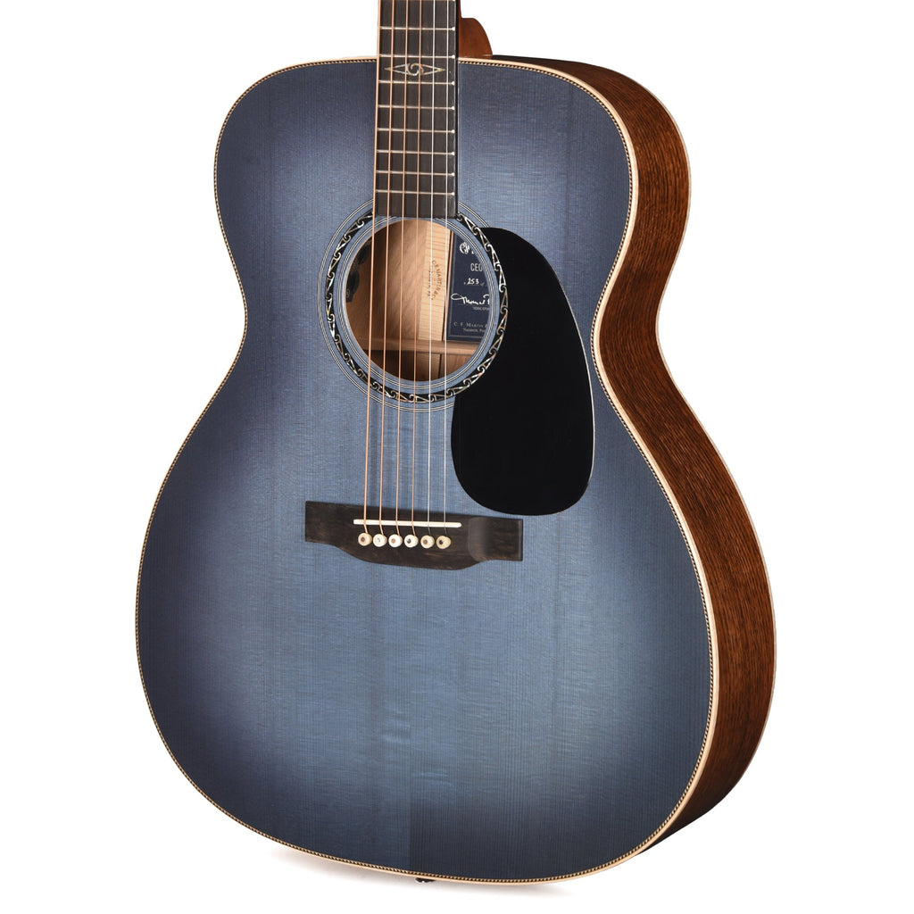 Martin Limited Edition CEO-11 European Spruce/White Oak New Horizons Blue Burst - View 3 | MusicMarket